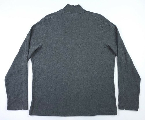 Robert Graham Para Hombre XL 1/4 Cremallera Suéter Mangas Largas Calce Clásico Pullover Gris Nuevo con Etiquetas - Imagen 8 de 12
