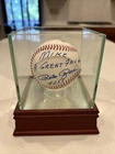 Pete Rose signed baseball 4256 and deluxe case from 6/1/2018