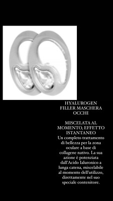 hyalurogen filler Augenmaske Sofort Effekt Patch mit Hyaluronsäure