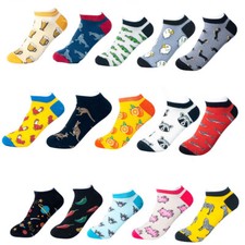 llamabanana® Calze Uomo Caviglia Lusso Qualità Premium Cotone Colorato UK