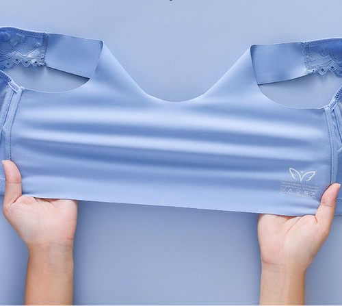 Reggiseno donna copertura completa senza fili sottile chiusura frontale taglie forti intimo 32519 - Foto 8 di 21