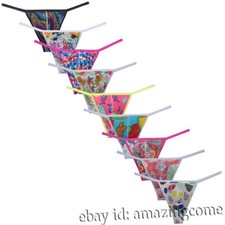 Men's String Bikini Briefs Underwear String Belt Spandex Tanga Brief Thongs