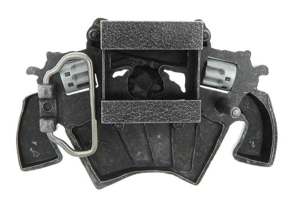 Guns Royal Flush Poker Cards Lighter Holder Metal Belt Buckle - Image 2 of 2