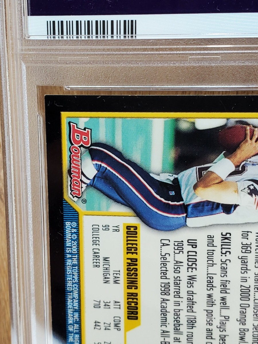 2000 Bowman TOM BRADY RC Rookie Card #236 PSA 8 (well 2000 Bowman TOM BRADY RC Rookie Card #236 PSA 8 (well