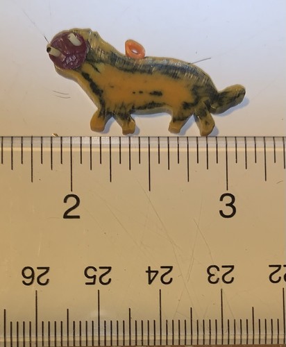 Vtg Kobe Japan Charm Cat Celluloid Cracker Jack Gumball Prize Toy Pop Out Eyes - Picture 2 of 10