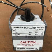 Dayton Switch 2E649 32A 600V Heater Accessory Electro CC32 Made In USA
