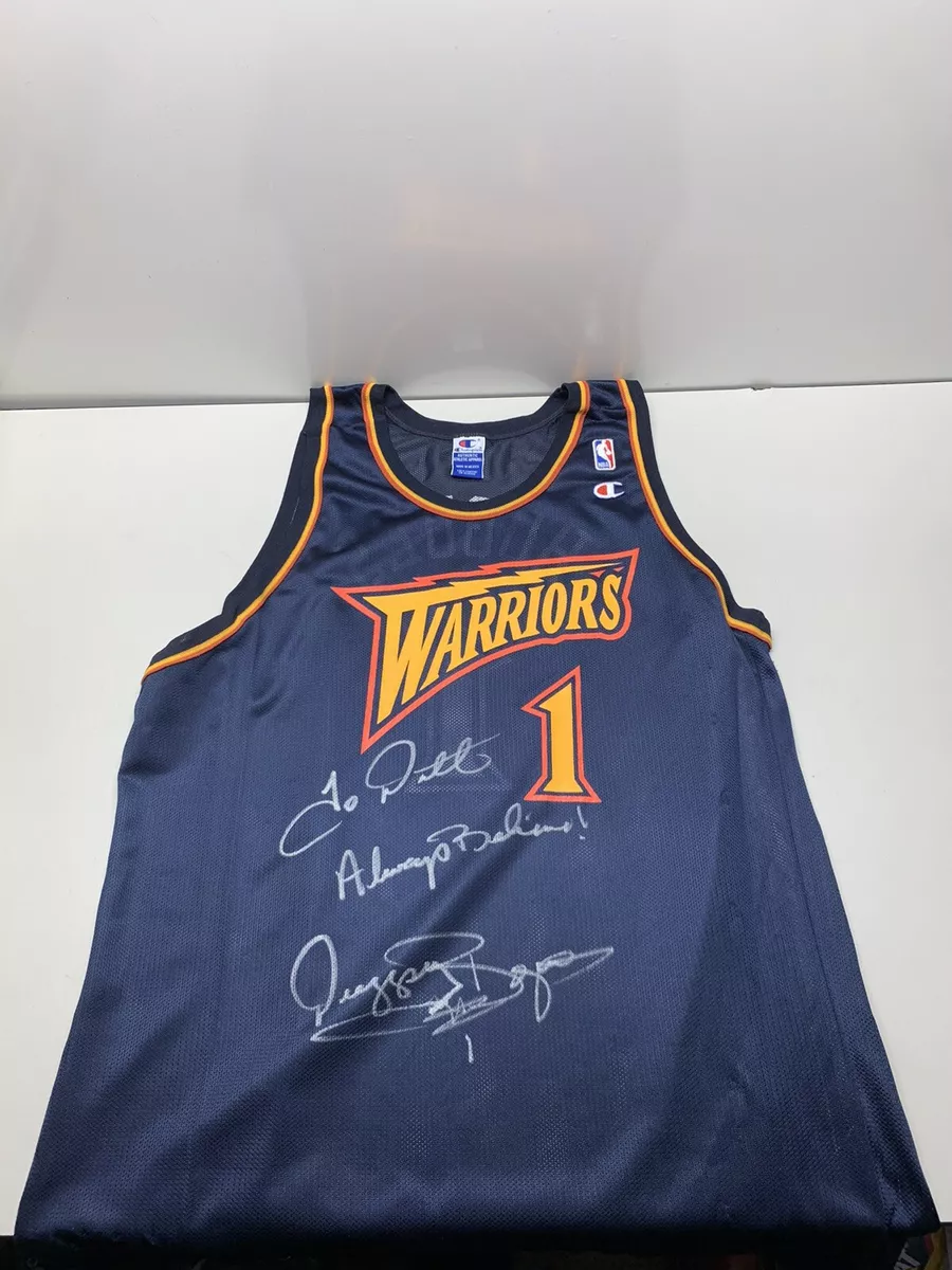 NBA Jersey Golden State Warriors Muggsy Bogues Champion Size 