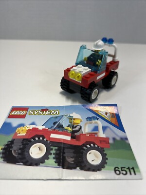 LEGO Town: Rescue Runabout (6511) 100% Complete with Manual & MinFig