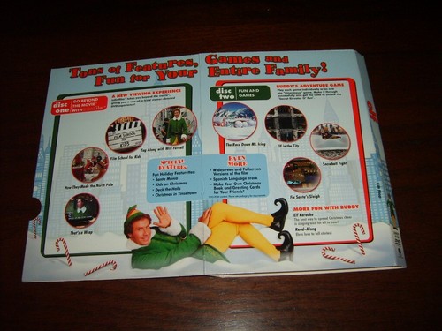 ELF (DVD,'05,WS/FS)~INFINIFILM ED~WILL FERRELL~JAMES CAAN~BOB NEWHART~MARY STEEN - Picture 3 of 7