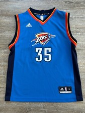 Adidas NBA Oklahoma City Thunder Kevin Durant #35 Jersey Youth Medium 2014 OKC