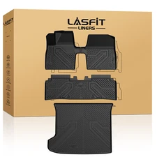LASFIT Floor Mats for Kia EV6 2022 2023 2024 Waterproof Protection Cargo Liner