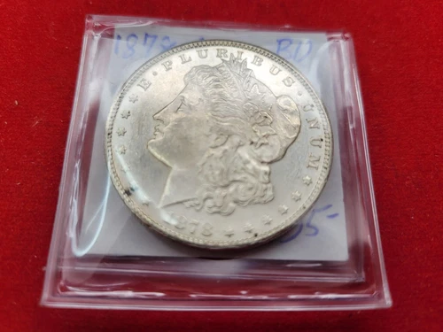 1878S BU Morgan Silver Dollar 240516