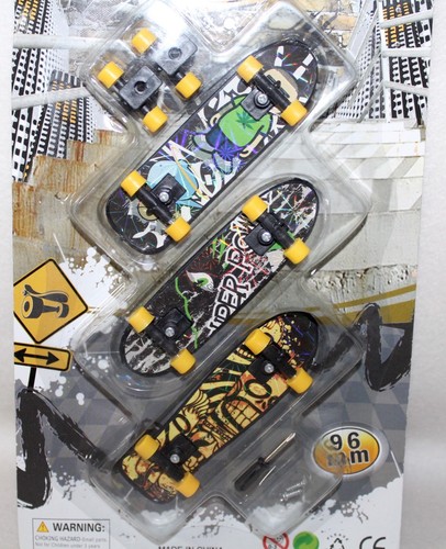 Finger Skate Board Speed People, Super Power, Skulls Set Of 3 IOP New - Picture 5 of 8