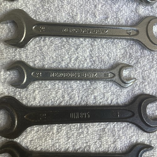 8pc LOT Mercedes-Benz, DOWIDAT BMW Open End & Offset Wrenches - Picture 3 of 8