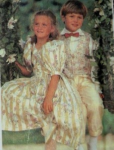 Style 2716 Sewing Pattern Girls Flower Girl Dress Boys Ring Bearer Outfit Uncut Ebay