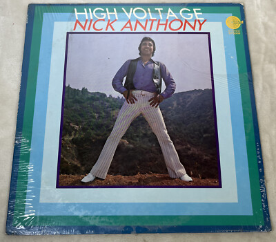 Nick Anthony High Voltage SEALED LP Vinyl Record Amaret Records