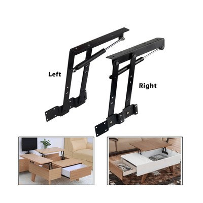 2pcs Folding Lift Up Top Coffee Table Lifting Frame Desk Mechanism