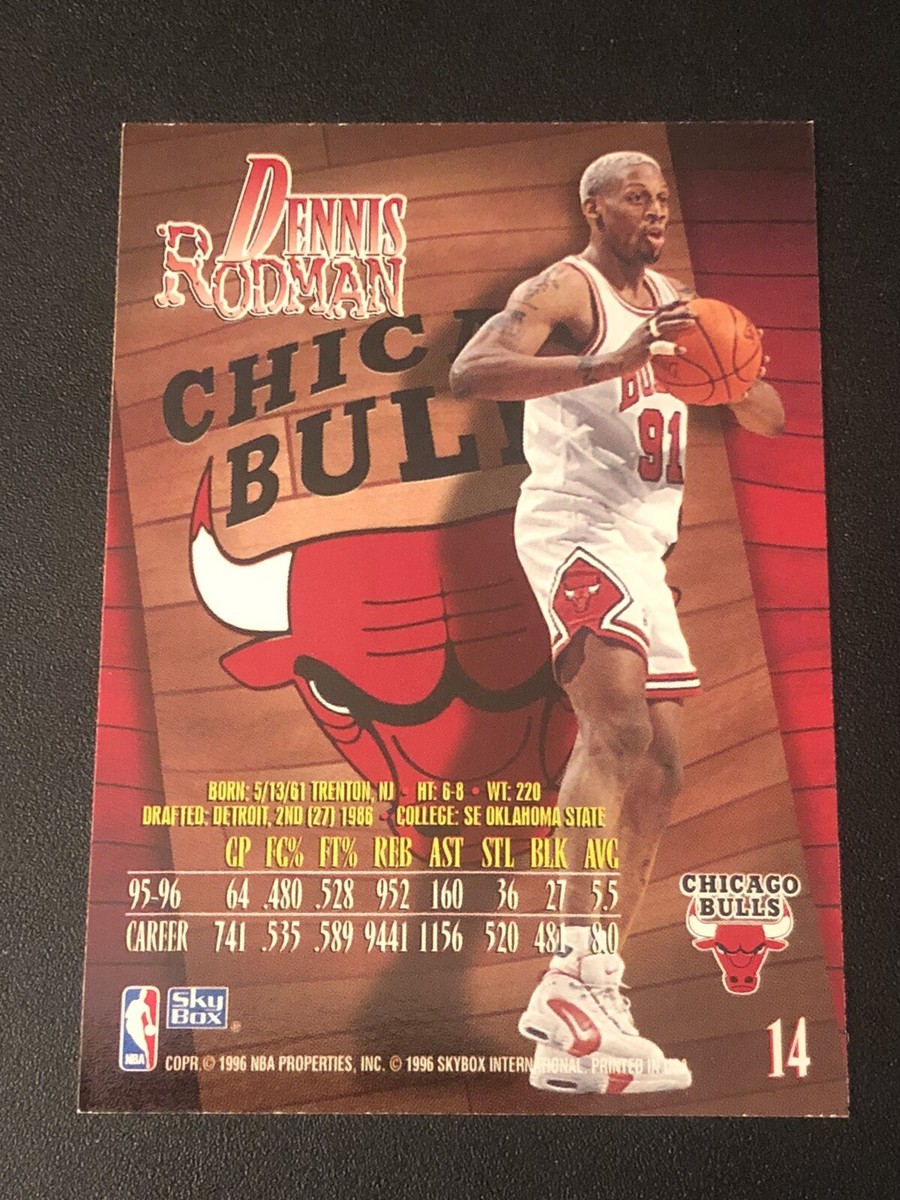 1996-97 Skybox Z Force Dennis Rodman #14 HOF | eBay