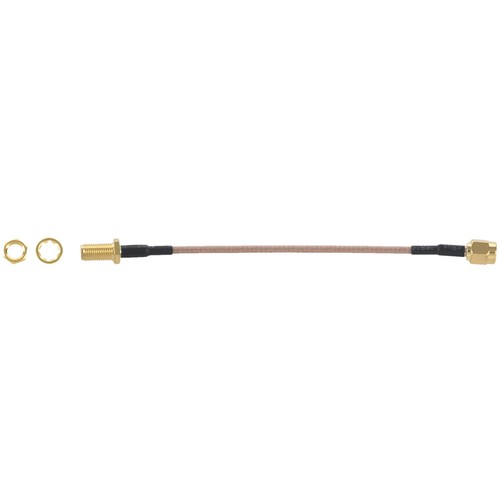 1X( (R) SMA Buchse an Stecker Koaxial Kabel Antennen Adapter 11cm Z4G2)8698 - Photo 2/9