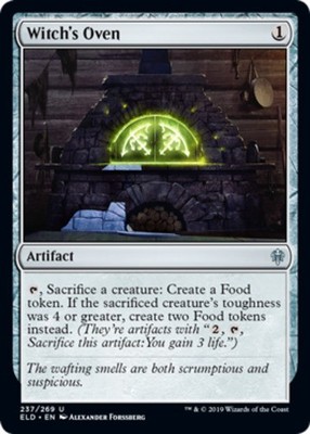 MTG Witch's Oven - Foil, Throne of Eldraine, Lightly Played, English