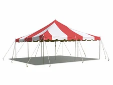 Weekender Pole Tent 20x20 Red Canopy Event Wedding Party Backyard Gazebo