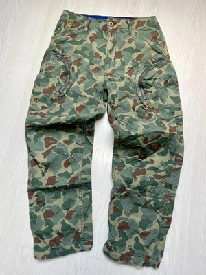 Pantalon Cargo G-Star Raw Rovic Airforce Relaxed Camouflage FR40 W30 L32 - Photo 1/4
