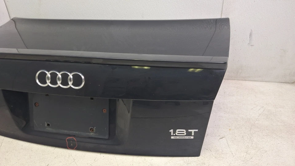 AUDI A4 1.8T 2003-2004 maletero trasero tapa puerta levadiza Sdn negro OEM Foto 2 de 4
