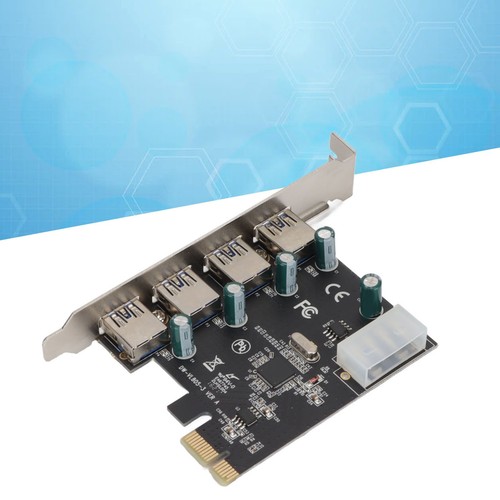 PCIE To USB3.0 Expansion Card 4 Ports PCI Express X1 Interface High Speed Sta FY - Afbeelding 19 van 23
