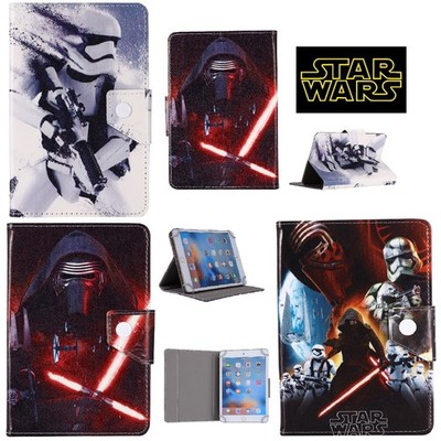 Tablet Hülle Case für Amazon Fire 7/HD 8 10/Max 11 13. Gen (Star Wars Motiv)