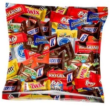 Bulk Chocolate Candy Mix Individually Wrapped Fun Size Chocolate Bars