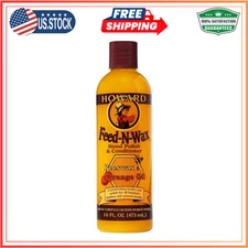Howard Products FW0016 Feed-N-Wax Wood Polish and Conditioner Beeswax 16 Oz NEW