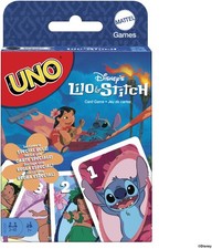Mattel Games - Uno Disney's Lilo  Stitch New Toy Card Game, Table Top Game