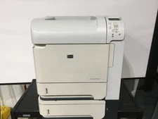 HP LaserJet P4014n Workgroup Laser Printer CB507A 138k Pg Ct w/ Tray *NO TONER*