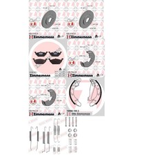 Zimmermann BREMSSCHEIBEN + BELÄGE + TROMMELN + BACKEN für VW UP + Mii + CITIGO