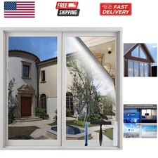 One Way Window Privacy Film with Installation Tools 17.5 x 78.7 Inches, Sun B...