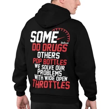 WIDE OPEN THROTTLES HOODIE Mechanic Jdm Boost Turbo Mechanic Shirt Race Car Auto