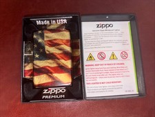 July 3rd 2026-Zippo Exclusive Store Only ZCM Flag  Design Model- 48458/Sold Out