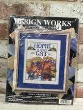 Design Works “Home Is Where The Cat Is”Cross Stitch Kit~ 9817~USA