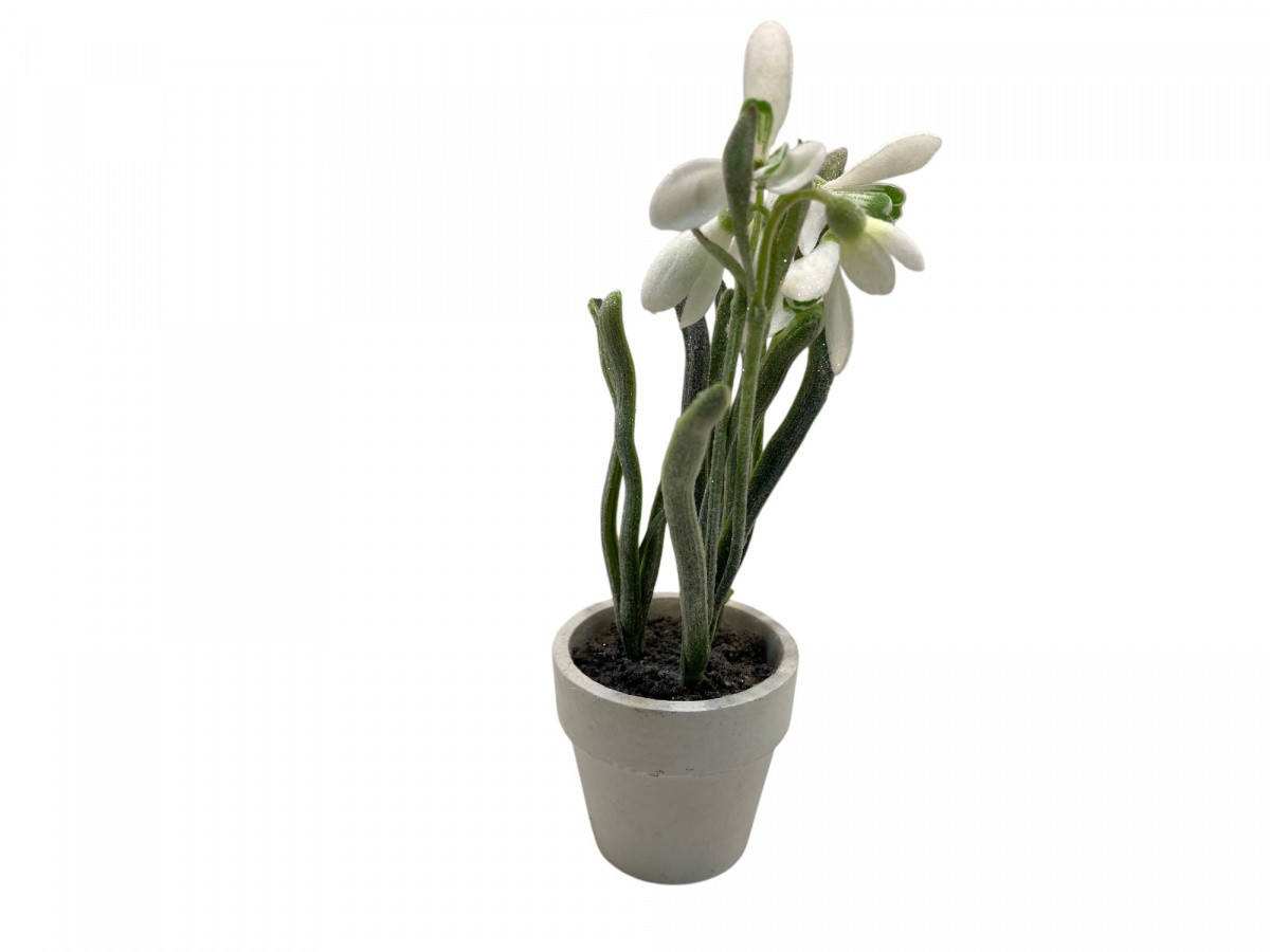 Figura Erzgebirge campanilla de nieve 18 cm. Excelente estado