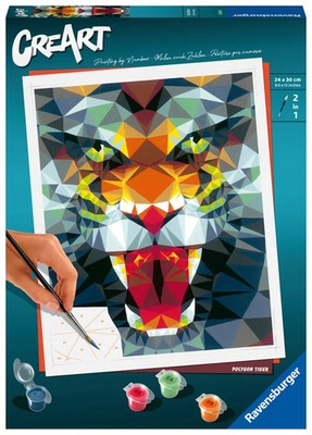 CreArt Adults Trend - Polygon Tiger | Deutsch | Spiel | 23514 | 2023