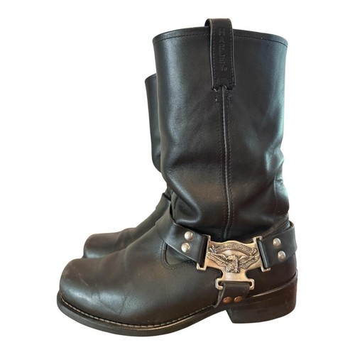 Harley Davidson Harness Biker Boot Men size 10 - Picture 3 of 11