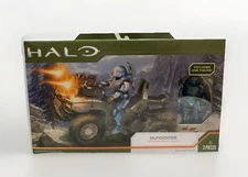NEW Halo GUNGOOSE w/SPARTAN CELOX Figure 3pc Action Vehicle Toy Set
