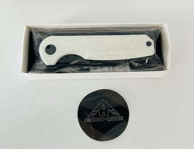 A Ameight Preyert II Flipper Pocket Knife White Handle #AME504WH New In Box