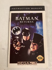SEGA MEGA CD BATMAN RETURNS NTSC USA USED IMPORT MD US Excellent Condition CIB