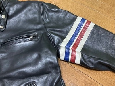 Schott 671 Single Rider's Jacket Horsehide Easy Rider Black Size
