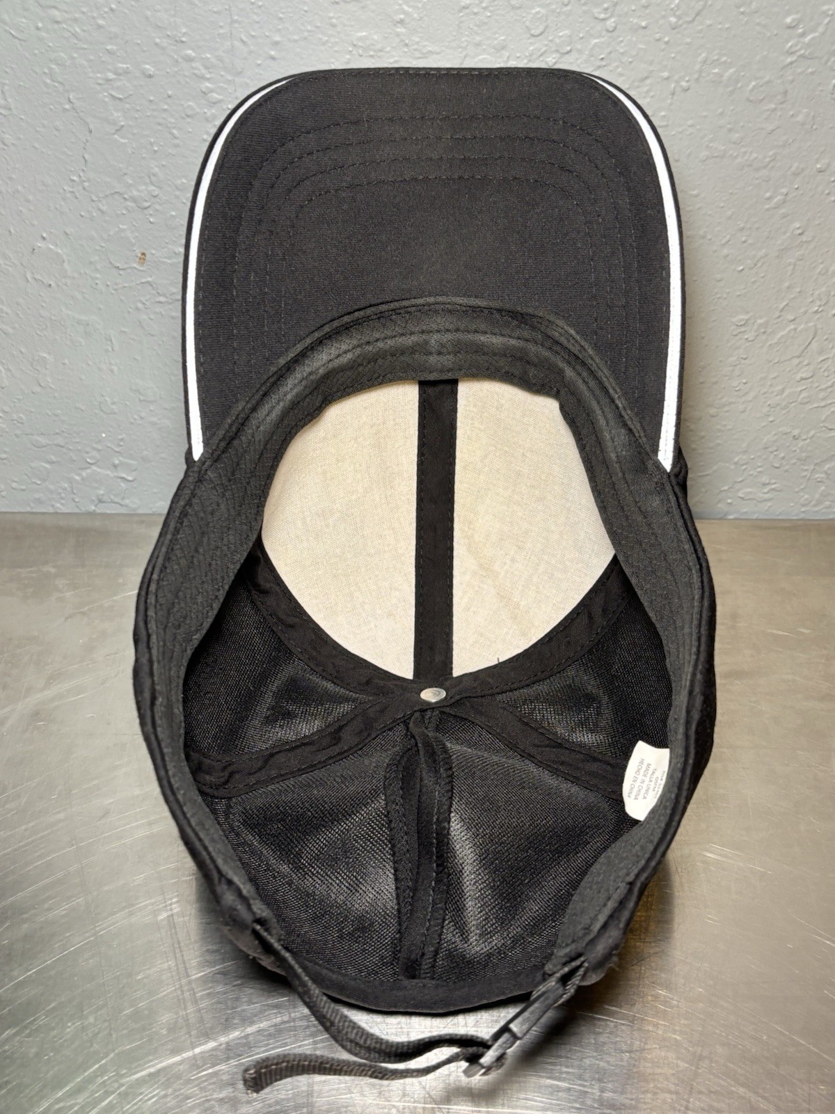 Ponytail Hole Solid Black Adjustable Hat Cap - image 10