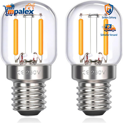 LED Kerzenlampe E14 2W Warmweiß 2700K T22