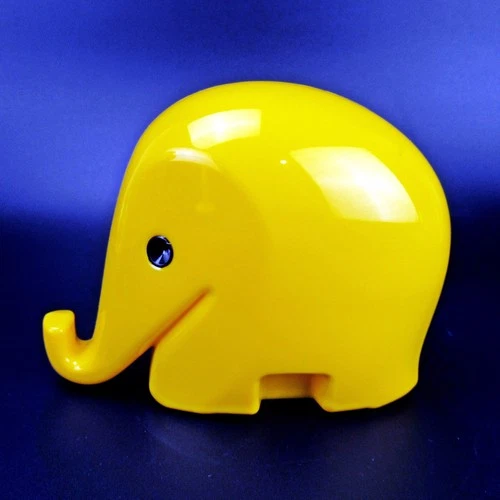 Luigi Colani Plastic Money Box DRUMBO Elephant 1970s Commerzbank Retro
