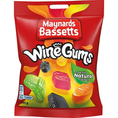 Maynards Bassetts Wine Gums £1 Sweets Bag (165G X 3)