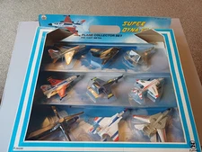 Zylmex 28330 Super Dyna-Flites Planes Collectors Set X9 Aircraft Jets RARE